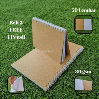 Buku Agenda Aesthetic Diary Spiral Bending Journal Gambar Sketsa Notes Catatan Stationery Tulis Note