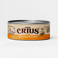 【CRIUS 克瑞斯】全齡貓罐 天然紐西蘭 低敏無穀 單一純肉 主食罐 放養雞 90G (24罐)