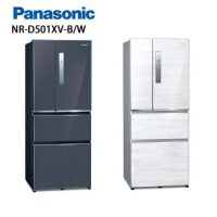 Panasonic國際牌500公升 變頻鋼板四門冰箱 NR-D501XV-B/W