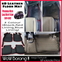 6D Car Floor Mat Perodua Myvi More Best / Icon 2011-2017