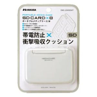 Hakuba - Hakuba 便攜式記憶卡收納盒 W (SD/microSD卡)-White