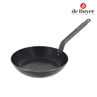 DE BUYER Frying pan blue steel 戶外圓型煎鍋 28cm #5400.28【299免運領券再享折扣】