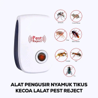 Alat Pengusir Nyamuk Tikus Kecoa Lalat Pest Reject / Perangkap Jebakan Ultrasonic Repeller Riddex / 