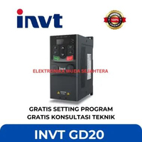 INVT INVERTER GD20-1R5G-S2 1.5KW / 2HP 220V 1 PHASE VFD