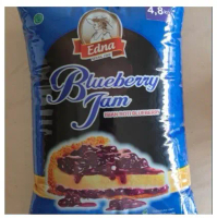 Edna Blueberry Jam 250gr Donny Selai Isian Roti Rasa Blueberry