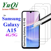 กระจกนิรภัย, 2/4 ชิ้น, สำหรับ Samsung Galaxy A15 4G 5G, ฟิล์มกันรอย, ความละเอียดสูง, โปร่งใส, กระจกป