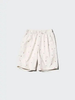 UNIQLO KIDS Celana Rileks Pendek anak MOTIF NATURAL 110