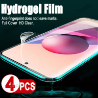 4PCS Hydrogel Film For Xiaomi Redmi Note 10S 10T 10 5G Pro Max For Note10S Note10T Note10 10 T S 5 G Water Gel Screen Protectors