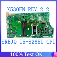 X530FN REV.2.2 High Quality Mainboard For ASUS VivoBook X530FN Laptop Motherboard With SREJQ I5-8265U CPU 100% Full Working Well
