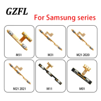 For Samsung Galaxy M01 M11 M21 M31 M51 2020 Power Volume ON OFF Button Side Key Flex Cable