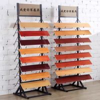 Wooden floor display rack, ceramic tile display rack, waist line rack, skirting line, gypsum line wall tile sample rack