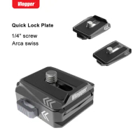 Universal Quick Lock Adapter Quick Release Plate Base Plate fits Arca swiss for Cameras Tripod Stand Monitor cage microphone