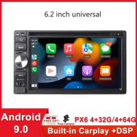 6.2”Android Car Multimedia Player 2 Din DVD GPS WIFI Android Carplay Auto Universal For Toyota Volkswagen Nissan Hyundai Kia