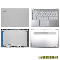 New/org For Lenovo Yoga S730 Yoga S730-13IWL S730-13IML LCD back cover /Hinge cover /Upper cover /Bottom case,Silver