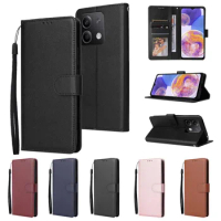 For Redmi Note 13 Pro Flip Leather Wallet Case For Redmi Note 12 10 7 8 9 Pro Card Cover For Redmi 13C 12C 12 10 10C 9 9A 9C 9T