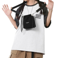 Crossbody Bag Drawstring Shoulder Bag Phone Wallet Purse Crossbody Handbag Purse Drawstring Bucket Bag for Girl Dating