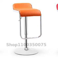 Bar chair lift modern minimalist bar stool bar chair swivel bar chair back high stool cashier front desk chair
