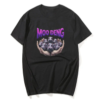 Áo Phông Khỉ Vui Nhộn Moo Deng Baby Hippo, Dành Cho Nam Và Nữ, Thời Trang Harajuku Cổ Điển Áo Phông 