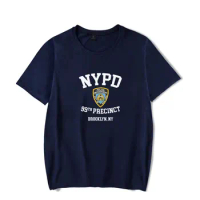 2022Brooklyn-Nine-Nine Harajuku Style Round Neck short-sleeved Brooklyn 99 Printed Casual short-sleeved T-shirt Kawaii Kids Tees