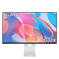 KUYCON G32X Simple Edition 連可調節式支架 電腦螢幕 (6016x3384 / IPS (AUO) / 60Hz)(MO-KG32XS)