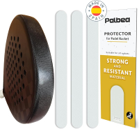 ตัวป้องกันแร็กเกต Padel โปร่งใส-แพ็ค1/2/3/5-เทปเฟรมหยาบและน้ำหนักเบาตัวป้องกันขอบทนทานและเปลี่ยนได้ง