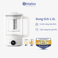 Bộ Ấm Điện Simplus Dung Tích 1.5L 8 Chức Năng Tự Động Ngắt Điện YSHU001 Bảo Hành 1 Năm Chỉ Đổi Không