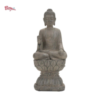 [พร้อมส่ง] Prettyia Buddha Statue Resin Sculpture Vintage Fengshui Buddha Sculpture for Indoor Table