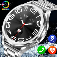 2024 New For Samsung Galaxy Watch 6 Classic Bluetooth Call Smartwatch GPS Sports Waterproof Voice Assistant Health Smartwatch