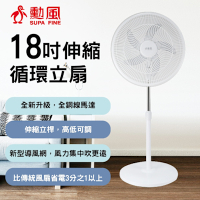 勳風 18吋伸縮循環立扇/新型導風扇(HFB-K1869)