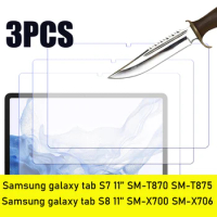 3PCS for Samsung tab S8 11/S8+ 12.4/S8 Ultra 14.6 tempered glass screen protector for Samsung galaxy tab S8 protective film