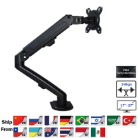 Mechanical Spring GC09-12 Desktop Monitor Mount Bracket for 13 to 27 Inch LCD Screens Monitor Holder Desk Stand Support