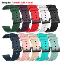 20mm band For Amazfit GTS 4 Mini SmartWatch Band For Amazfit GTS 2 mini Strap for Amazfit GTS 2 /GTS 2e Soft Silicone Bracelet