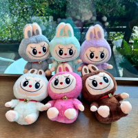 ส่งฟรี. (Ready to ship) h10181 labubu plush dolls have 4 colors, 11 inch (28cm), cute fur models, co