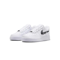 NIKE 耐吉 休閒鞋 Air Force 1 液態金屬 白色 黑色 金屬 女鞋 限量 潮流 穿搭(IF1686-101)