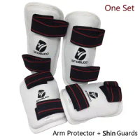 Taekwondo arm shin Guards kick boxing protector Sanda taekwondo boxing Leggings Ankle protection for MMA Muay thai shin pads