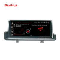 Navihua 10.25 inch multimídia automotiva carpaly and android auto for bmw e90 e91 e92 e93 car radio магнитола 2004-2012