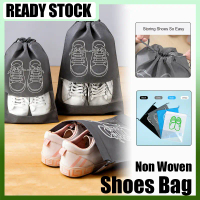 Non Woven Shoes Bag Shoe Bag Travel Drawstring Dustproof Large Capacity Sport Shoes Bag Beg Kasut Tr
