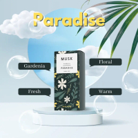 Musk Parfum Paradise | Bunga Gardenia 30ml - Parfum Unisex Red Wangi Perfume Brown