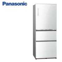 Panasonic 國際牌500公升一級能效玻璃三門變頻冰箱(翡翠白)-NR-C501XGS-W