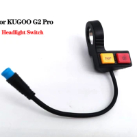 Headlight Switch For KUGOO G2 PRO Electric Scooter Waterproof Headlight Horn Turn Signal Switch Accessories