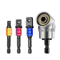 Sambungan L Hex Bit Socket Adaptor Set Mata Bor Obeng Bengkok LK010