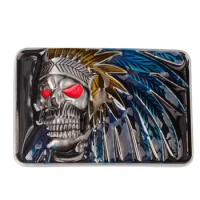 Rec Western Cowboys Indian Alloy Belt Buckle for Men Fashion Metal Smooth Pin Buckles Dropshipping