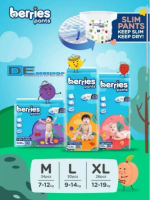 Berries Pants Popok Bayi Tipe Celana Ekonomis Ringan