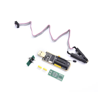 โมดูลปรับแต่ง USB BIOS แฟลช EEPROM, CH341A 24 และ 25 Series, คลิปทดสอบ SOIC8
