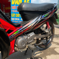 TEM rời Sirius 110 đỏ đen cá tính , tem in decal mc chuẩn xịn , đẹp bóng , bền màu , không thấm nước