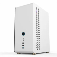 Mini ATX Case PC Vertical And Horizontal Transparent Side HTPC Box Full Height Graphics Card Small Power Supply