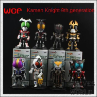 Bandai 8pcs Masked Rider Wcf 7 Masked Dragon Rider Boxed Action Figure Black Aberdeen Ornament Model Children Toy Birthday Gifts