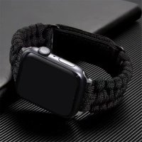 For apple watch series 9 45mm 41mm band iwatch 7 6 5 4 se 44mm 40mm ultra 2 49mm sports nylon rope strap for applewatch band