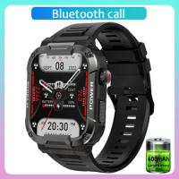 2023 New MK66 Smart Watch Men Large Battery Music Playback Fitness Tracker IP68 Waterproof Bluetooth Call Sports Smart Watch