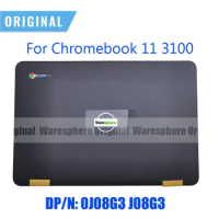 New Original 0J08G3 For Dell Chromebook 3100 LCD Back Cover J08G3 Black